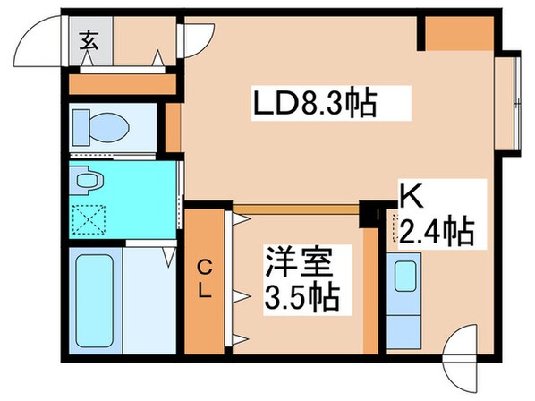 ジャンティ　ヴェールの物件間取画像